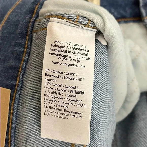 Madewell | 10" High Rise Skinny Jeans Button Fly Tencel Denim Dewitt Wash - Picture 11 of 12